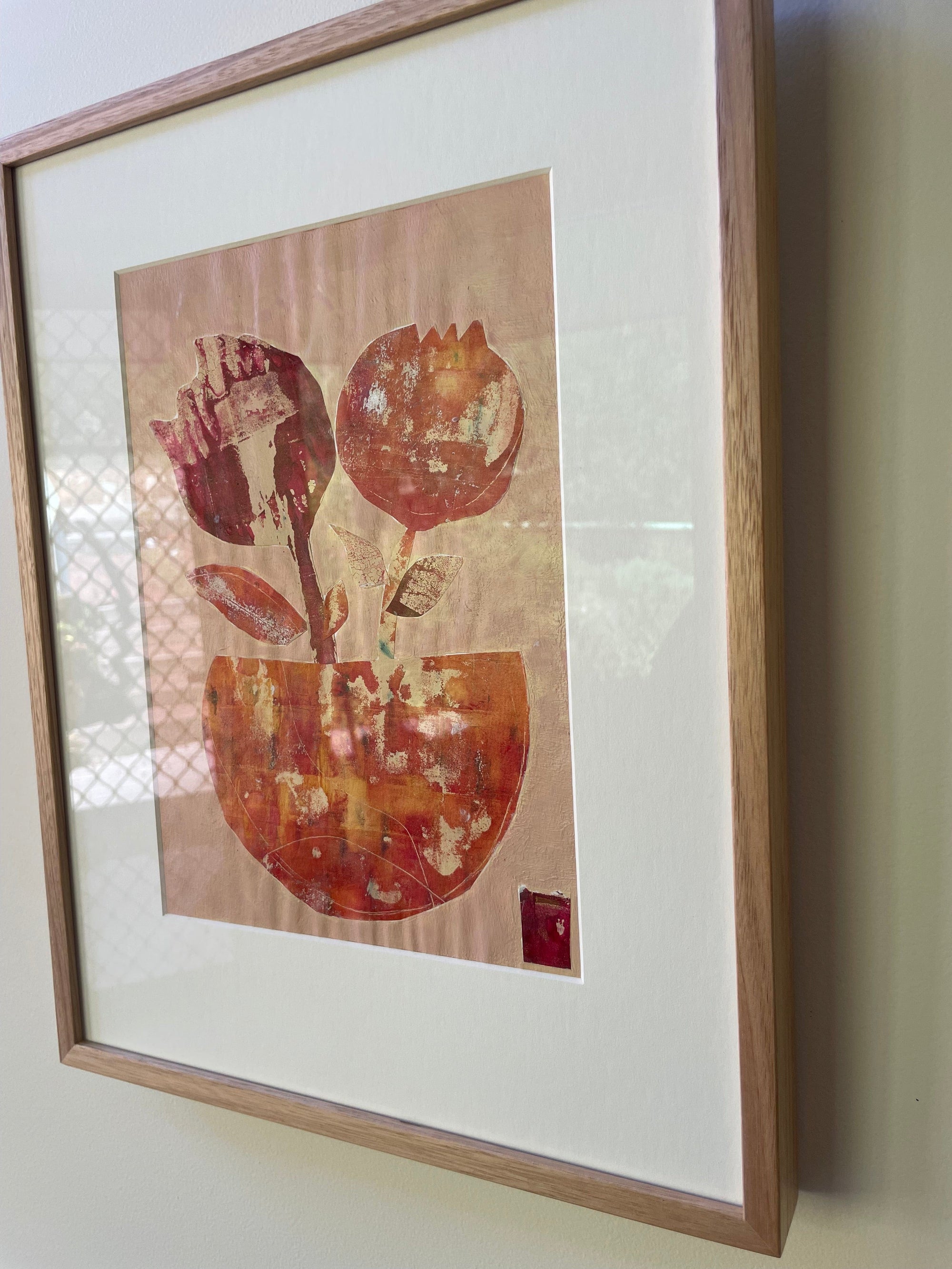 Art by Sue Leitch Painting Pomegranates