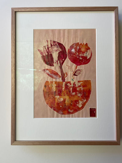 Art by Sue Leitch Painting Pomegranates
