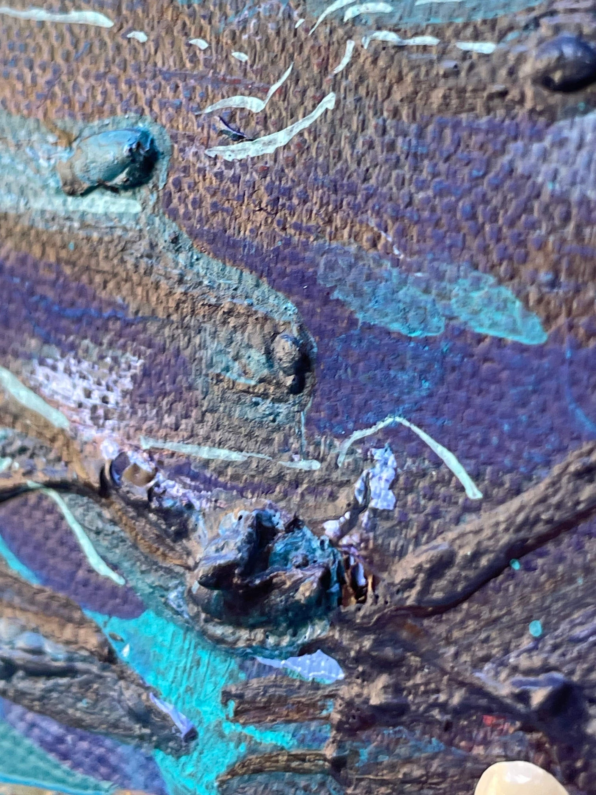 Art by Sue Leitch Painting "Rockpool" painting