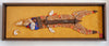 Art by Sue Leitch wall hanging Mosaic Fish - Stone and Rust Arrow