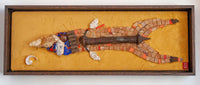 Mosaic Fish - Stone and Rust Arrow