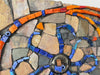 WinterCreek Mosaics Mandala Suzanne Mosaic Artwork; Mosaic mandala- Colours of the Mediterranean Sea for  your home.