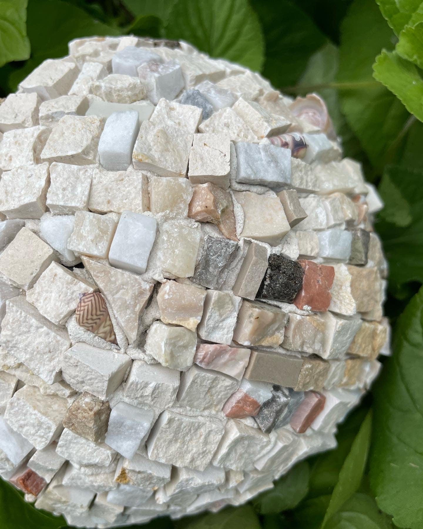 WinterCreek Mosaics Mosaic globe Mosaic Globe - beachside tones