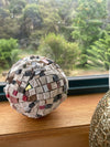 WinterCreek Mosaics Mosaic globe Mosaic Globe - with pinks and greens