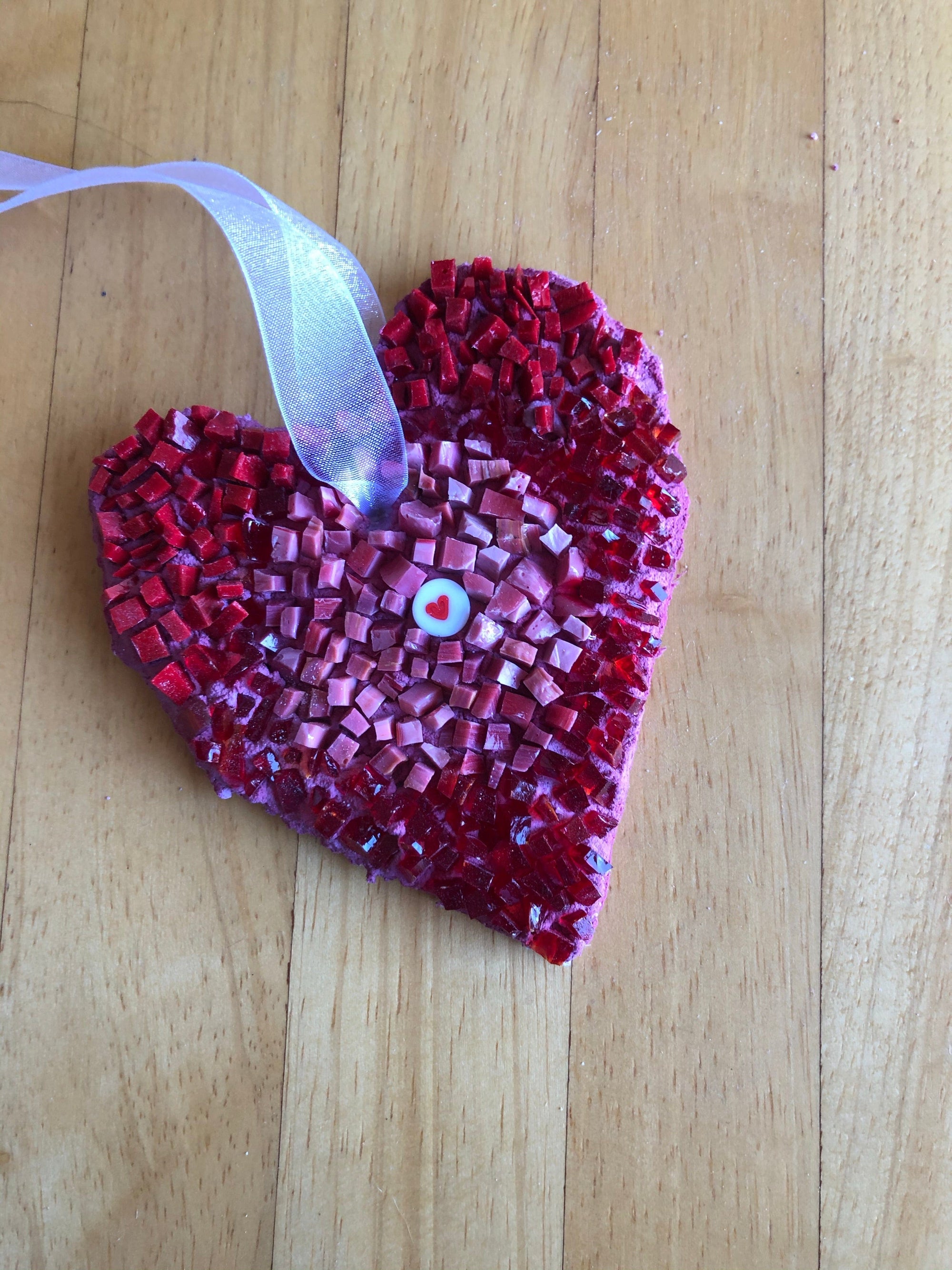 WinterCreek Mosaics Mosaic “The heart of it” mosaic heart