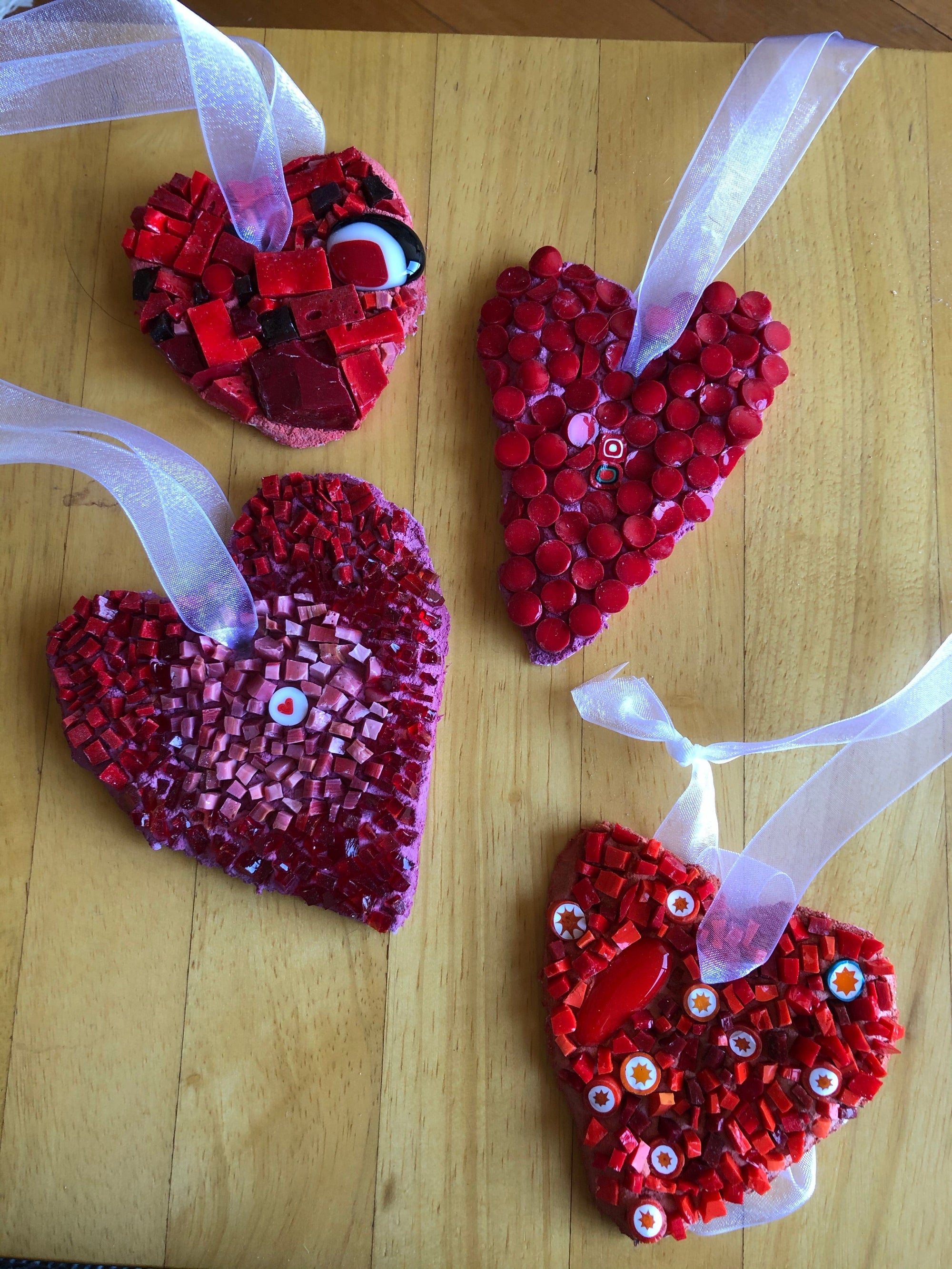 WinterCreek Mosaics Mosaic “The heart of it” mosaic heart