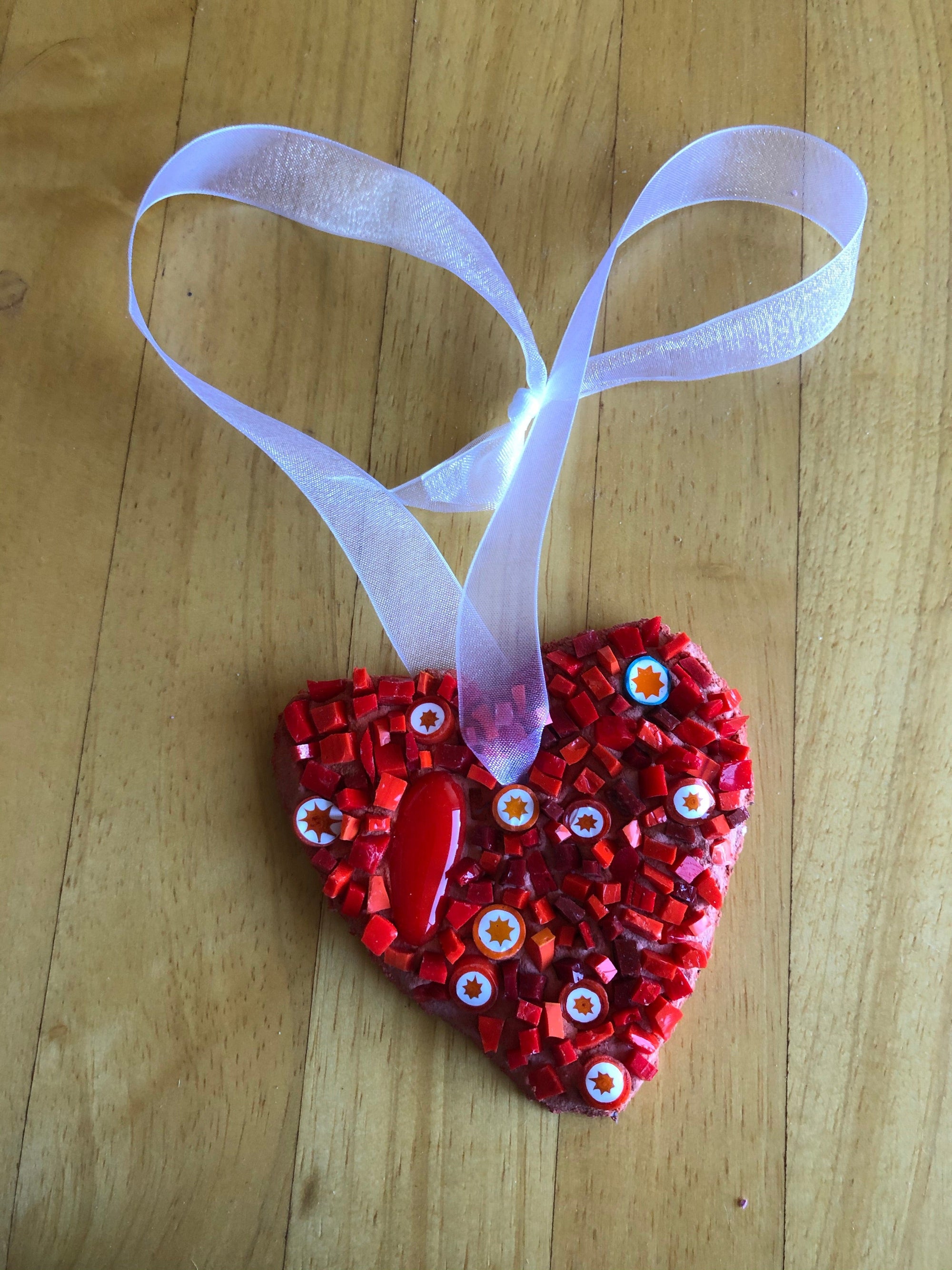 WinterCreek Mosaics “Sunshine heart” mosaic