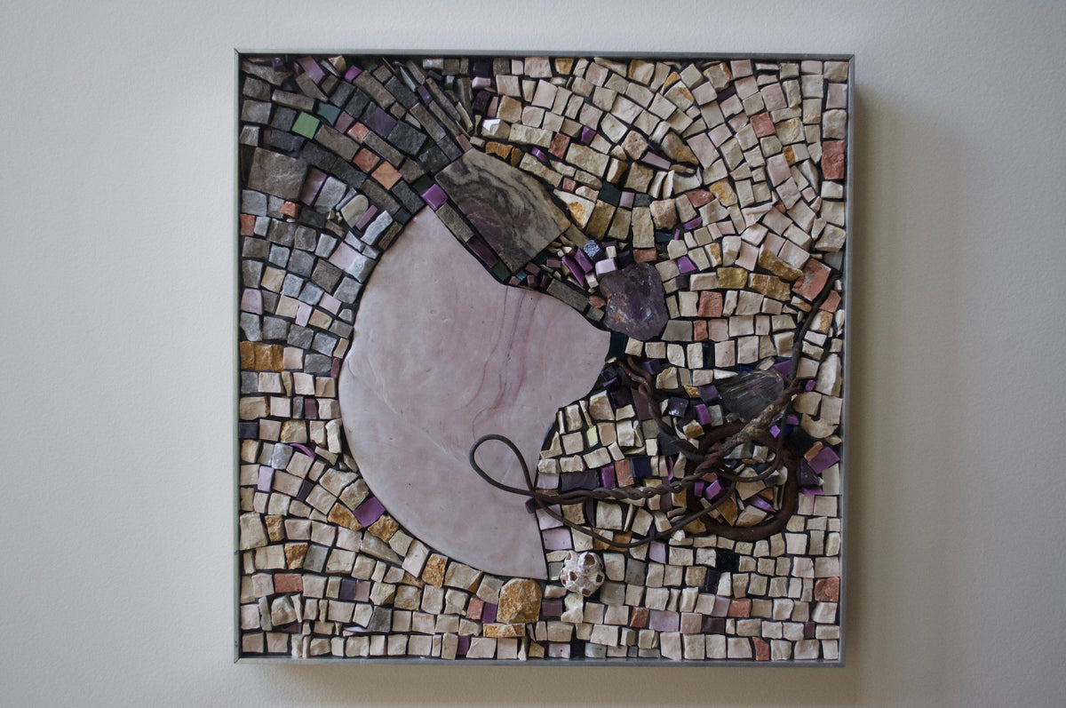 WinterCreek Mosaics wall hanging Mosaic - Blackberry Patch