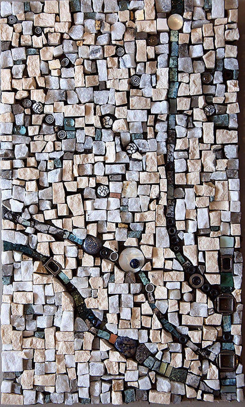 WinterCreek Mosaics Wall hanging mosaic Mosaic "Birth of Aphrodite"